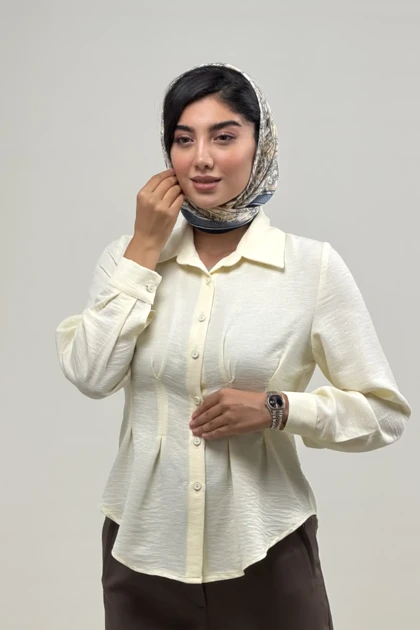 شومیز کمر پنس پشت بندی پانیا