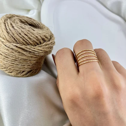 انگشتر زنانه ژوپینگ مدل تراش دار