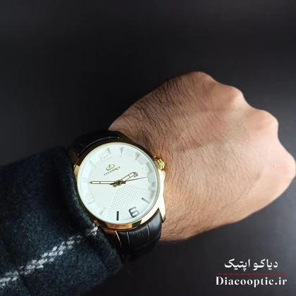 ساعت مچی مردانه موتور ژاپن برند الگانس مدل DO1193 بند چرمی