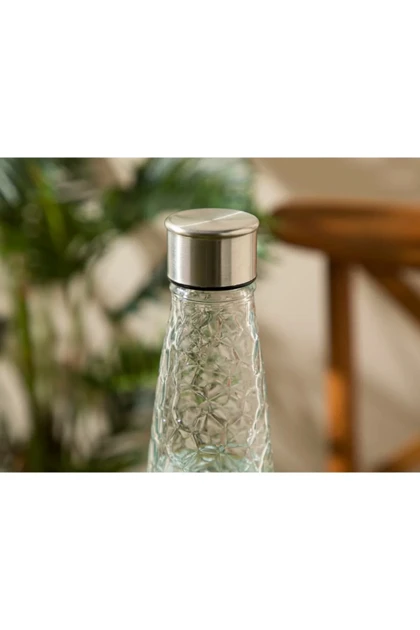 بطری نگهداری شیشه‌ای English Home مدل Largii - نارنجی