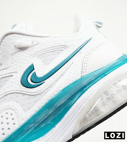 کفش کتانی مردانه سفید آبی Nike air max pluse