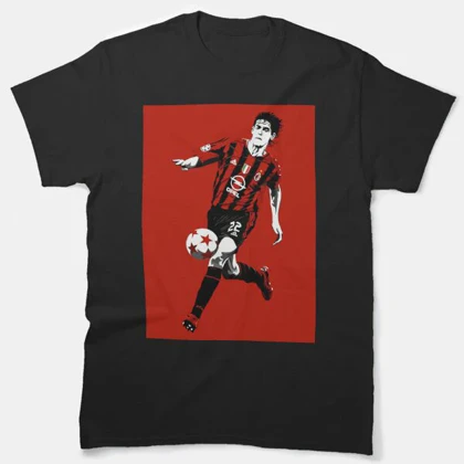 تیشرت لانگ ورزشی آ.ث میلان | تیشرت لانگ Ac milan طرح Art Kaka Illustration کد 146614