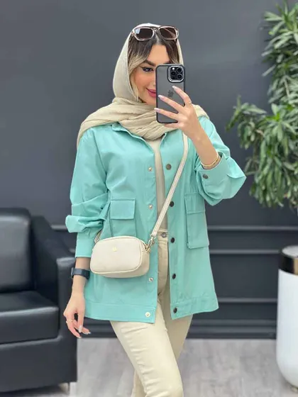 مانتو سه جیب پایین پاگن آیدا