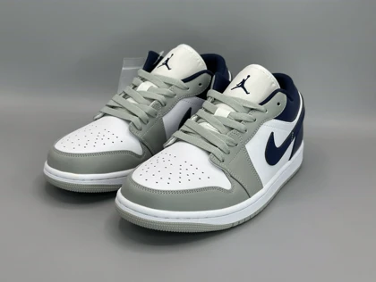کتانی نایکی جردن1لو فرنچ بلو/Nike Air Jordan1 low