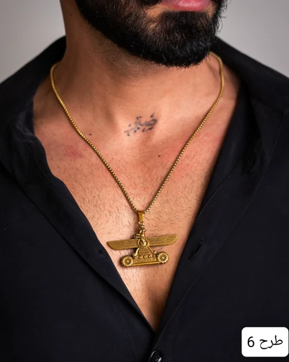 گردنبند پلاک دار_کد4818