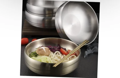 کاسه دوجداره استیل سیلور یونیک پلاس / Unique plus در سه سایز