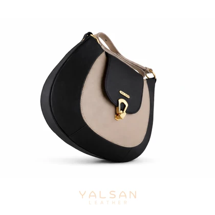 کیف دوشی زنانه چرم یلسان مدل آوید کد 218-GN