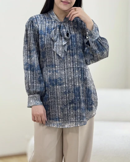 شومیز حریر ملورا