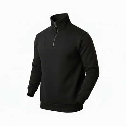 دورس مردانه نیم زیپ مدل Behbod-مشکی