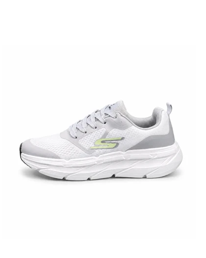 کتانی خارجی مردانه مدل اسکیچرز سفید طوسی SKECHERS