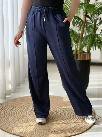 شلوار جلو خط‌دار کد2435