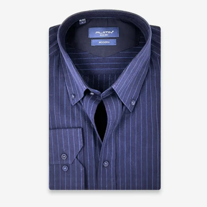 پیراهن لینن راه راه 0366119k