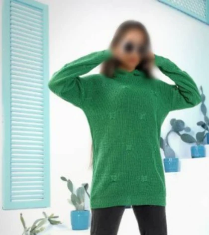 هودی بافت کلاه دار کد 50120