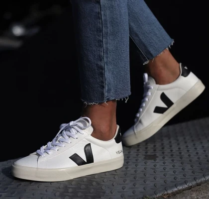 کتانی وجا Campo سفید مشکی – Veja Campo White Black مسترکوالیتی