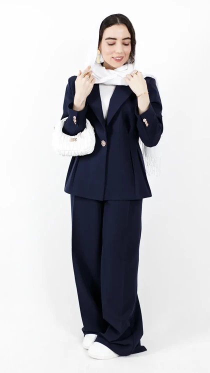 ست کت و شلوار ساعت شنی ترک