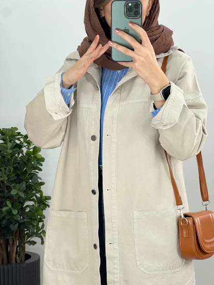 کت جین بلند رنگی کیمیا 1(ایراد دار)