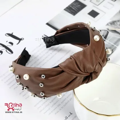 تل مو مروارید دار مجلسی و شیک (مروارید پانچ شده)