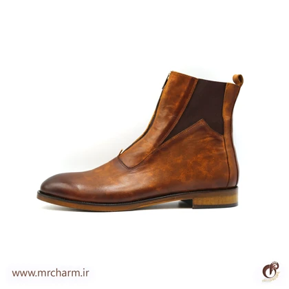 بوت مجلسی تمام چرم مردانه mrc30081