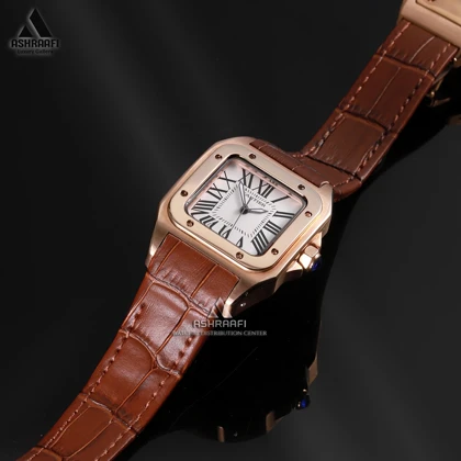 کارتیه سانتوس رزگلد Cartier Santos 100-RW