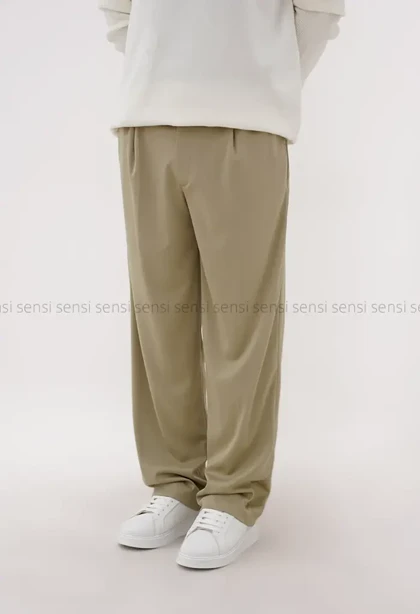 شلوار ماکائو نیم بگ مردانه کد20000030