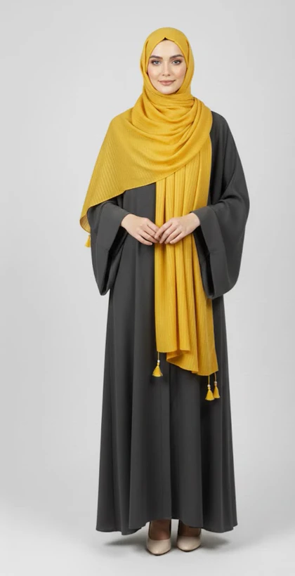 شال نخی طرح خطی