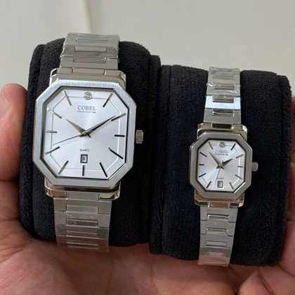 ست ساعت مچی اورجینال زنانه و مردانه کوبل CB 6455