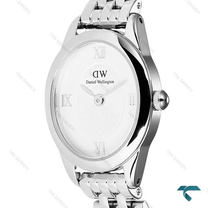 ساعت مچی DW زنانه Ophelia نقره ای صفحه سفید DW-7685-L