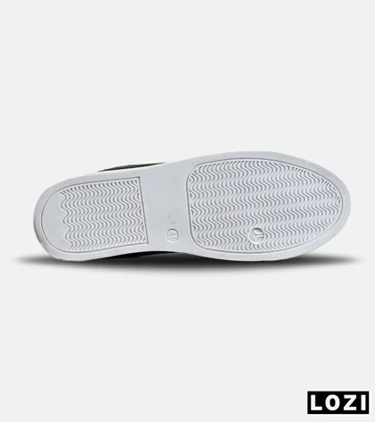 کفش کتانی کژوال مردانه و زنانه مشکی سفید BERSHKA مدل 7769