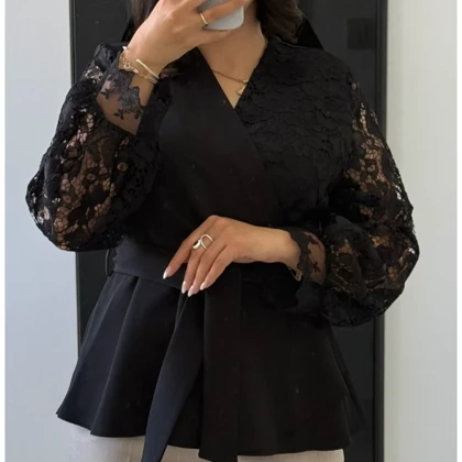 شومیز مجلسی زنانه مدل چپ و راستی