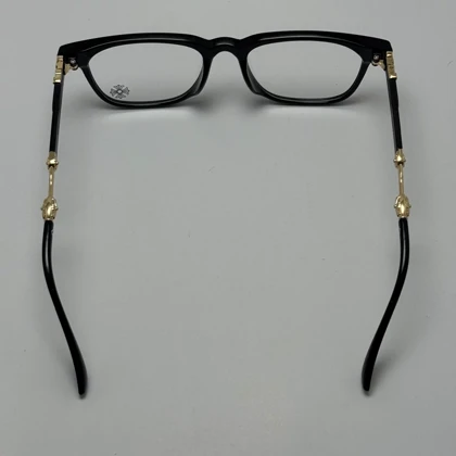 عینک بلوکات کروم هارتز مشکی طلایی Chrome Hearts 2272 - کیفیت مستر