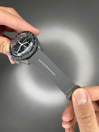 ساعت مچی امگا سواچ بند رابر ماموریت به عطارد Omega x Swatch Mision to the mercury Rubber