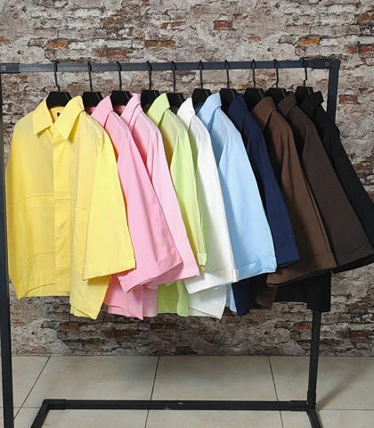 شومیز باکسی دوجیب مدل دلبهار کد 50263