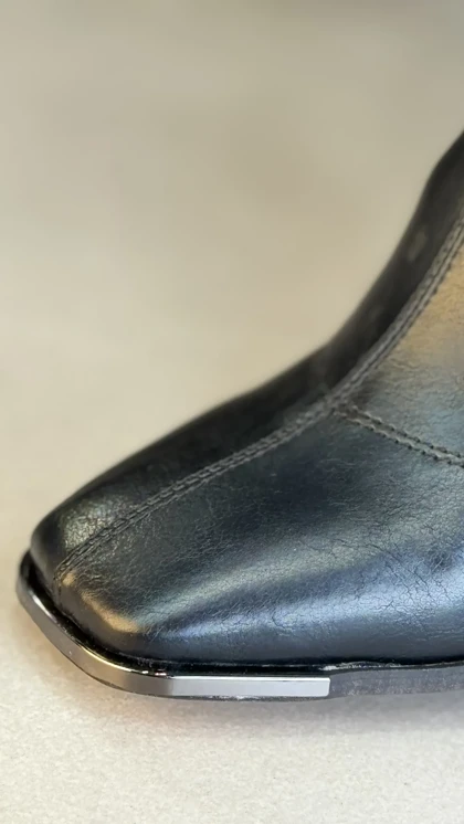 695 - نیم بوت 4گوش پنجه استیل 695