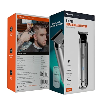 ماشین اصلاح سر و صورت پرودو مدل T-Blade ظرفیت 1200 میلی آمپر ساعت