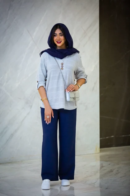 مانتو مراکشی 3 دکمه نما چوبی