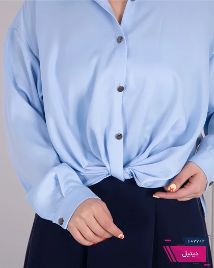 شومیز ساتن گره‌ای TAFFETA