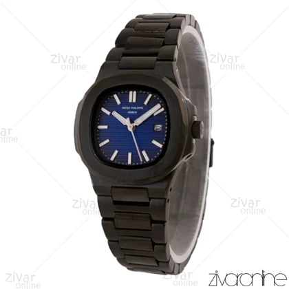 ساعت پتک فیلیپ ناتیلوس زنانه مشکی سرمه ای 105612