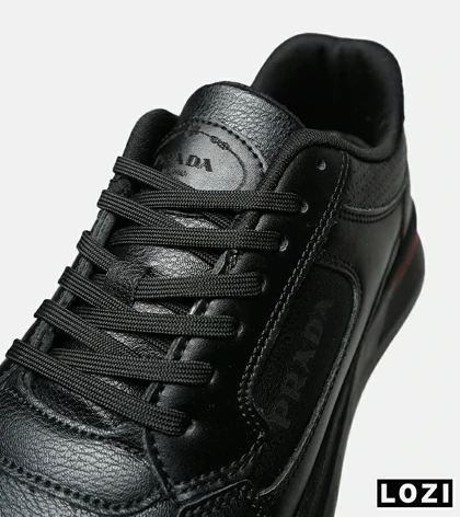 کفش مردانه و زنانه مشکی قرمز PRADA مدل 8180