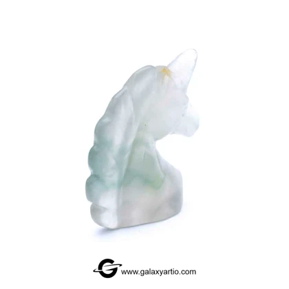 مجسمه تراش دست یونیکورن فلوریت