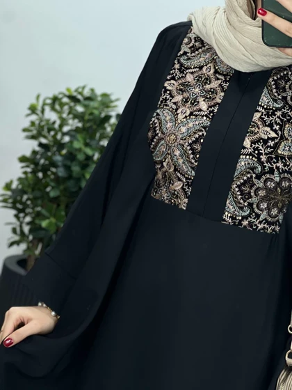 عبای بلند سوزندوزی اسرا
