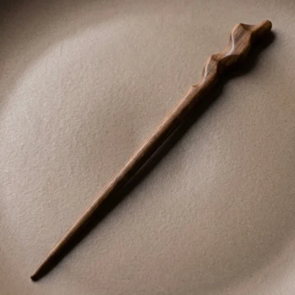 کانزاشی مو زنانه چوبی طرح موجی مدل نسا