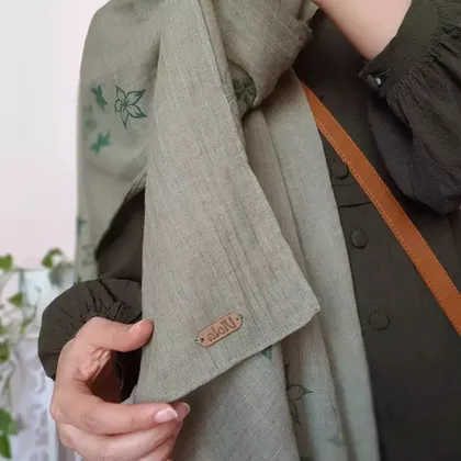 شال سبز شکوفه