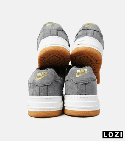 کفش کتانی مردانه و زنانه طوسی مشکی NIKE AIR FORCE مدل 2096