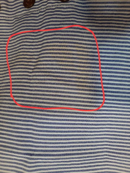 مانتو راه راه پرواز ( دارای ایراد جزئی )