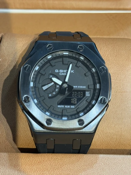 جی شاک GMA2100 مردانه بدنه فلزی مشکی