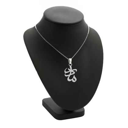 آویز اسم مادر و زنجیر نقره روز مادر نقره 925