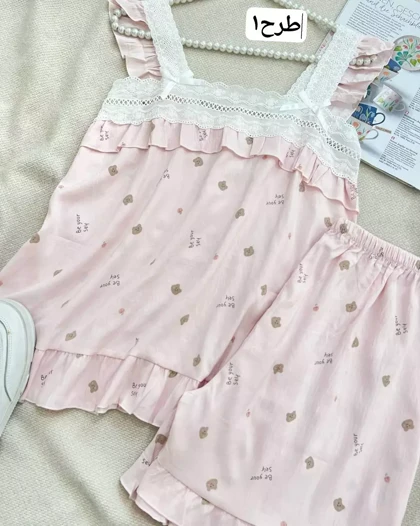 ست تاپ و شلوارک عروسکی کد 5534