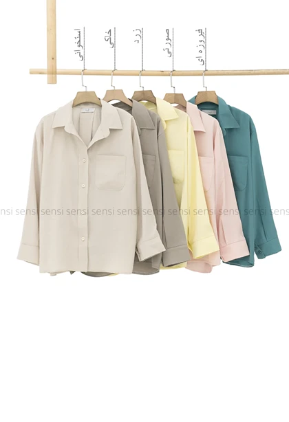 شومیز مودال پری رنگی کد1005275