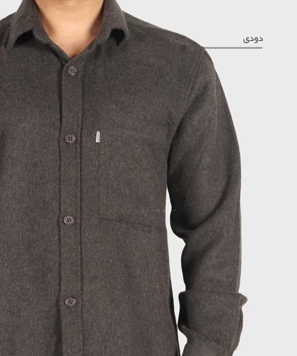 پیراهن فوتر مردانه تک جیب 0964