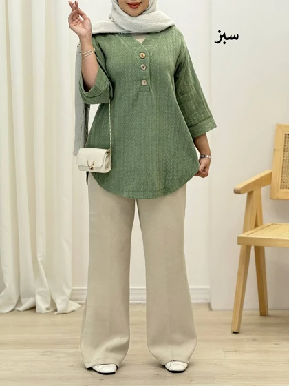 3873-شومیز پاییزه باران